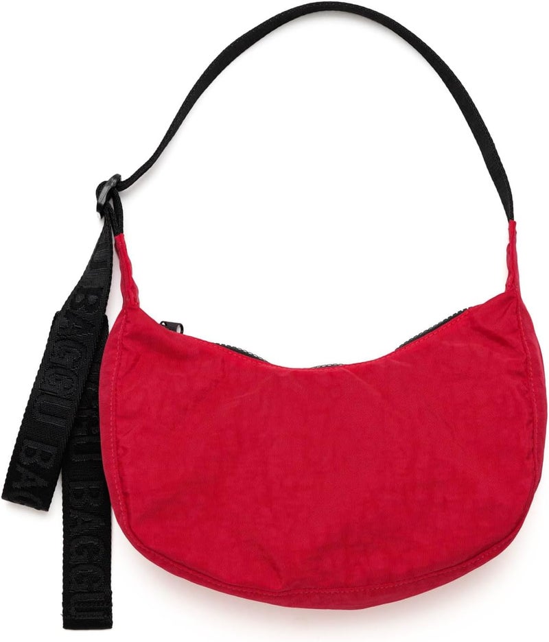 BAGGU Small Nylon Crescent Bag - Image 1